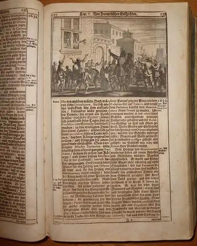 Ludolf, Hiob: Allgemeine Schau-Bühne der Welt, Oder: Beschreibung der vornehmsten Welt-Geschichte : des Siebenzehenden Jahr-Hunderts/ Zweyter Theil: Vom Jahr 1631. an/ biß zu dem vollzogenen Friedens-Schluß des 1650. Jahres begeben und zugetragen. 