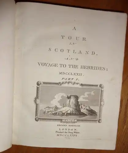 Pennant, Thomas: A tour in Scotland, and voyage to the Hebrides, MDCCLXXII, vol. 1-3 (complete). 2. ed. 