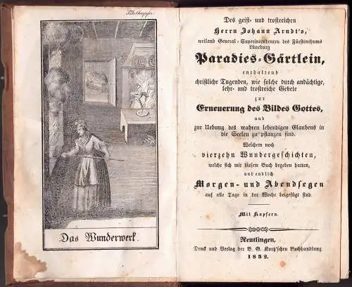 Arndt, Johann: Paradies-Gärtlein: 14 Wandergeschichten. 