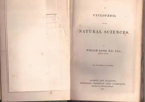Baird, William: A cyclopaedia of the natural sciences. 