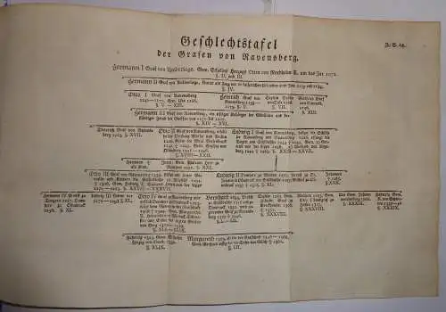 Lamey, Andreas: Diplomatische Geschichte der alten Grafen von Ravensberg : mit einer Geschlechtstafel, Landkarte und Sammlung von CXXXIX Urkunden. 