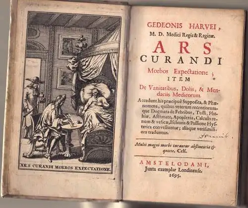 Harvei, Gedeon (= Gideon Harvey): Ars curandi morbos expectatione : item de vanitatibus, dolis et mendaciis medicorum. 