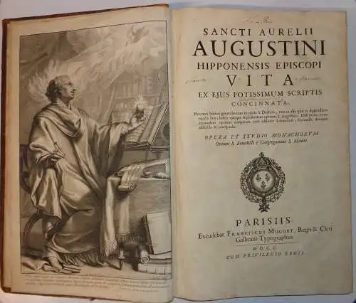 Augustinus, Aurelius: Sancti Augustini Episcopi Hipponensis Vita Ex Eius Potissimum Scriptis Concinnata; Nec non Indices generales tum in opera S. Doctoris, tum in alia quae in Appendices reiecta sunt; Index quoque Alphabeticus operum S. Augustini; Distri