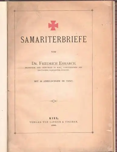 Esmarch, Friedrich von: Samariterbriefe. 