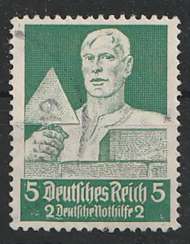 Deutsches Reich, Michel Nr. 558 gestempelt (Qualitätsgrad II, schwacher Stempel)