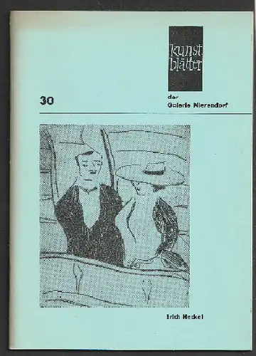 Galerie Nierendorf Kunstblätter Erich Heckel, Ausgabe Nr. 30, Juni 1973.