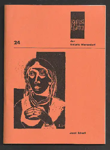 Galerie Nierendorf Kunstblätter Josef Scharl, Ausgabe Nr. 24 Oktober 1971.
