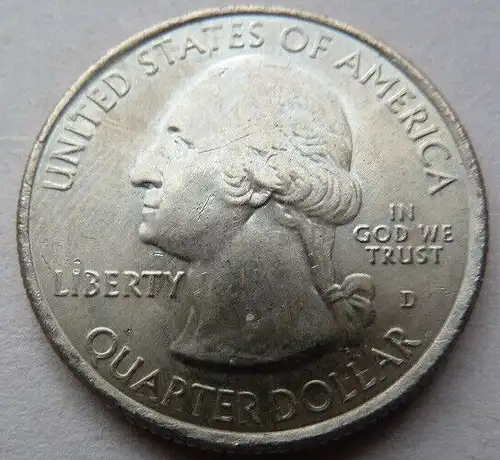USA Quarter Dollar - Mount Hood D 2010 unc.