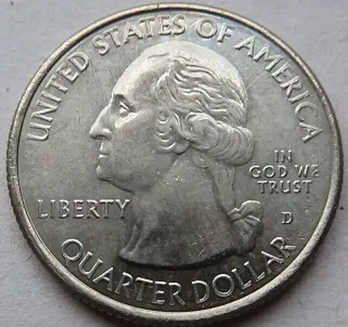 USA, Quarter Dollar Glacier D 2011 unc.