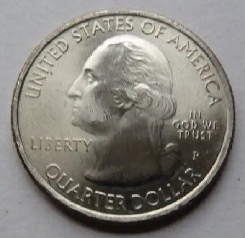 USA, Quarter Dollar White Mountain P 2013 unz.