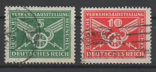 Deutsches Reich, Michel Nr. 370-371 gestempelt.