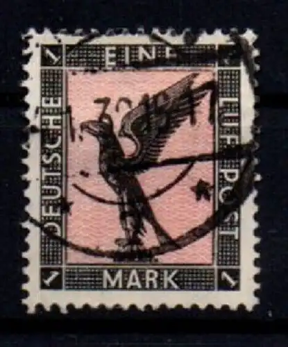 Deutsches Reich, Michel Nr. 382 Flugpostmarke Adler, 1 Mark gestempelt.