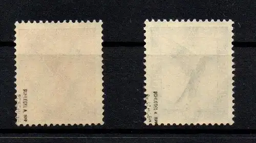 Deutsches Reich,Mi. Nr. 361 + 383 postfrisch und 2 x geprüft (Peschl + Schlegel)