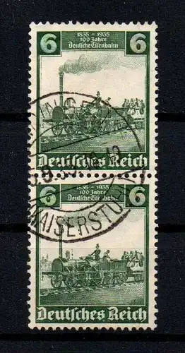 Deutsches Reich, Michel Nr. 580 2 Stück senkrecht gestempelt.