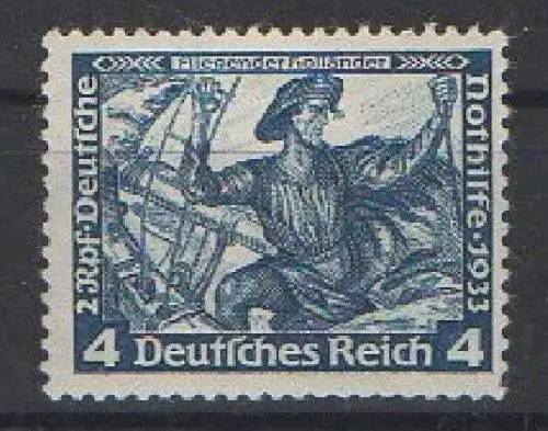 Deutsches Reich, Michel Nr. 500 A postfrisch. Zähnung unsauber.