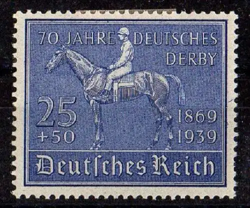Deutsches Reich, Michel Nr. 698 Qualitätsstufe II (Zahnfehler) mit Erstfalz.