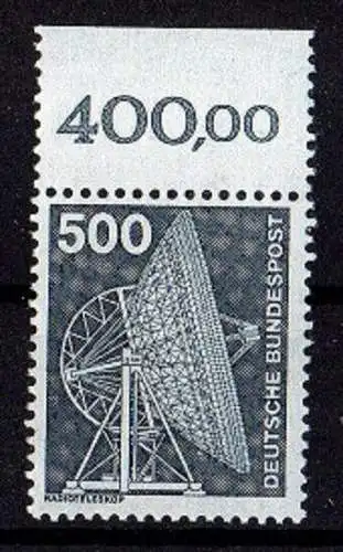 Bund, Michel Nr. 859 mit Oberrand postfrisch.