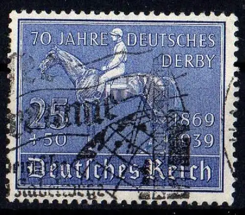 Deutsches Reich, Michel Nr. 698 gestempelt, Qualitätsgrad II Zahnfehler.