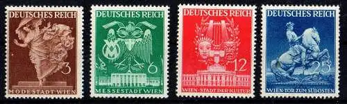 Deutsches Reich, Michel Nr.  768-771 (Wiener Frühjahrsmesse) postfrisch.