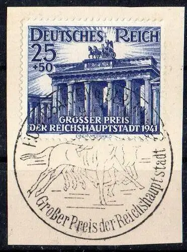 Deutsches Reich, Michel Nr. 803 mit Sonderstempel auf Briefstück.