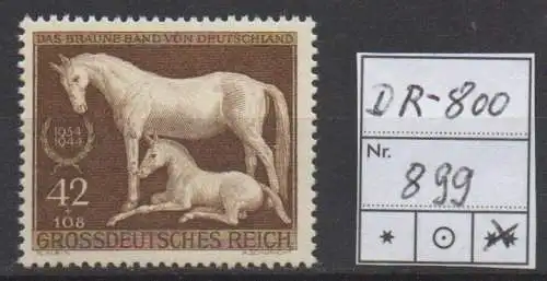 Deutsches Reich, Michel Nr. 899 (Galopprennen) tadellos postfrisch.