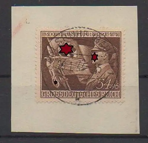 Deutsches Reich, Michel Nr. 865 mit Ersttagsstempel.