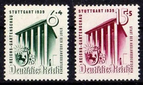 Deutsches Reich, Michel Nr.  692 - 693 Luxus postfrisch.