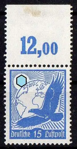 Deutsches Reich, Michel Nr. 531 x Oberrand postfrisch geprüft A. Schlegel BPP.