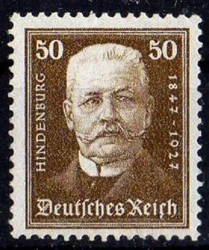 Deutsches Reich, Michel Nr. 406 (aus Deutsche Nothilfe 1927) postfrisch.