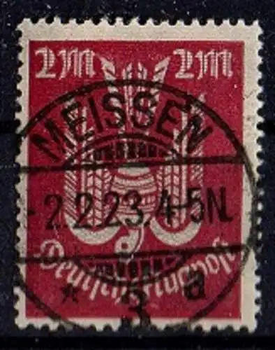 Deutsches Reich, Michel Nr. 216 gestempelt. Sehr schöner Stempel Meissen 2.2.23.