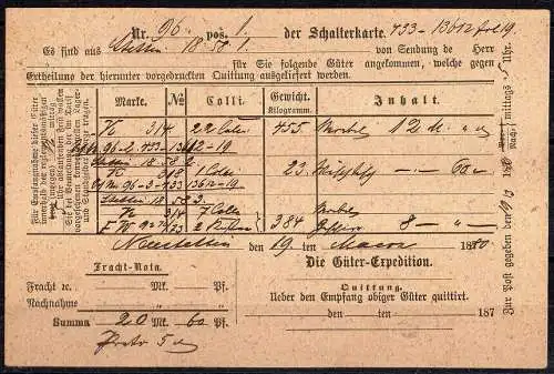 Deutsches Reich, Deutsche Reichspost Mi. Nr. 32 auf Postkarte (gelaufen).