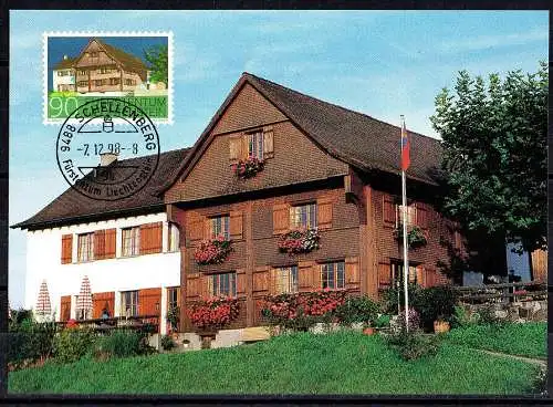 Liechtenstein, Mi. Nr. 1186-1188 postfrisch, gestempelt, FDC Brief, Maximumkarte