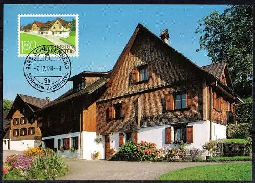 Liechtenstein, Mi. Nr. 1186-1188 postfrisch, gestempelt, FDC Brief, Maximumkarte