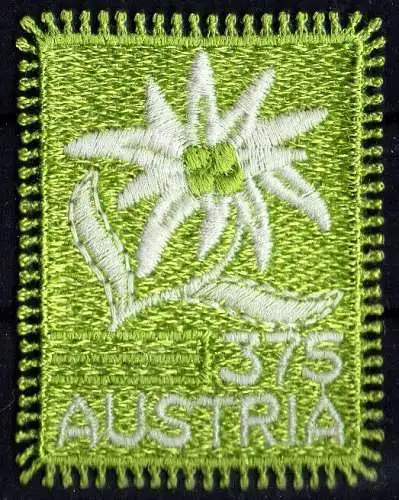 Österreich, Mi.Nr. 2538 Sondermarke Vorarlberger Stickerei, Edelweiss postfrisch