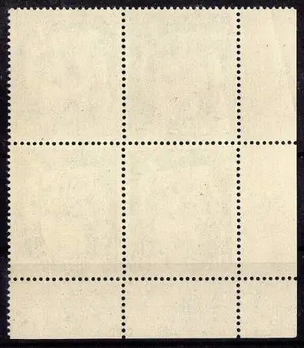 Deutsches Reich, Michel Nr. 762, 4er Block, Ecke unten lks., postfrisch.