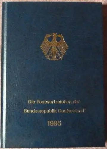 BRD, Jahrbuch 1995 Jahreszusammenstellung komplett mit allen Marken + Blöcken.