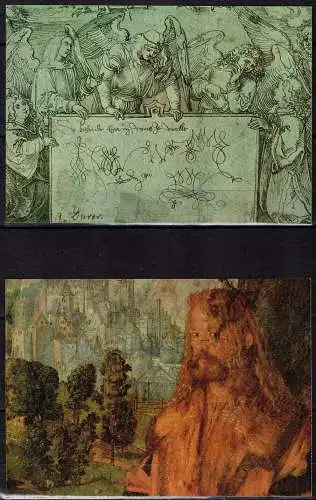 BRD, 5 Stück Sonderpostkarte Albrecht Dürer 1971 gestempelt.