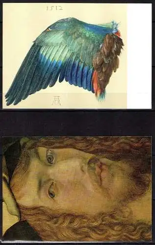 BRD, 5 Stück Sonderpostkarte Albrecht Dürer 1971 gestempelt.