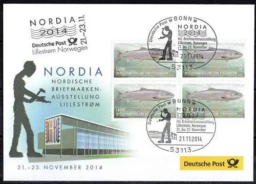 BRD, 18 verschiedene Messebriefe von 18 Internationale Briefmarkenausstellungen.
