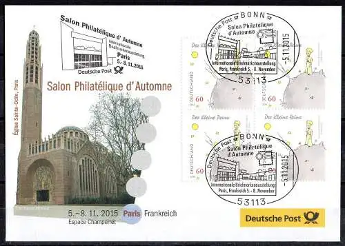 BRD, 18 verschiedene Messebriefe von 18 Internationale Briefmarkenausstellungen.