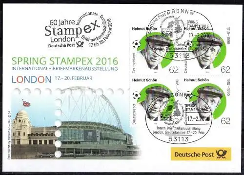 BRD, 18 verschiedene Messebriefe von 18 Internationale Briefmarkenausstellungen.