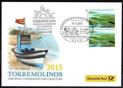 BRD, 18 verschiedene Messebriefe von 18 Internationale Briefmarkenausstellungen.