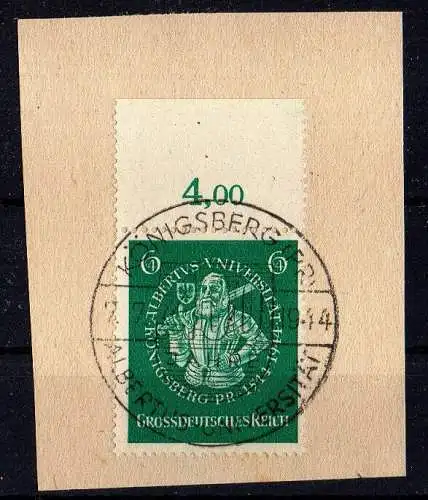 Deutsches Reich, Michel Nr.  896 I Abart gestempelt.