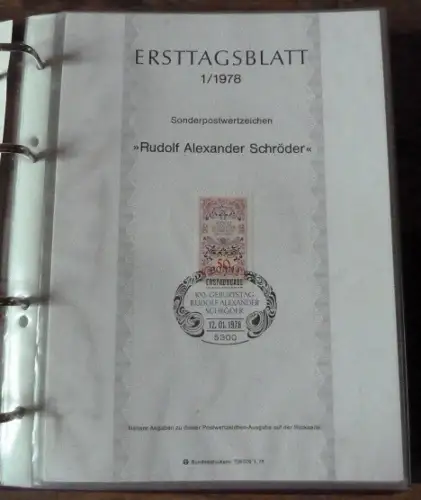 BRD ETB  1978 + 1979  komplett im ETB Album.