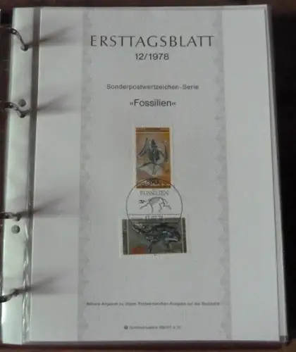 BRD ETB  1978 + 1979  komplett im ETB Album.