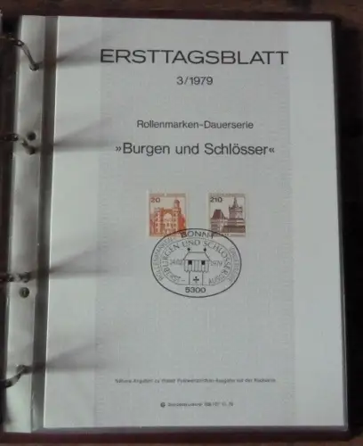 BRD ETB  1978 + 1979  komplett im ETB Album.