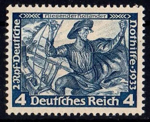 Deutsches Reich, Mi. Nr. 500 B Wagner fliegender Hollände MNH postfrisch Luxus!
