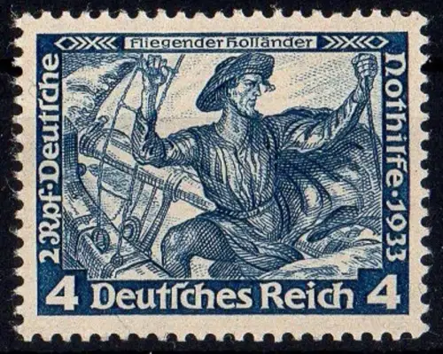 Deutsches Reich, Mi. Nr. 500 B Wagner fliegender Hollände MNH postfrisch Luxus.