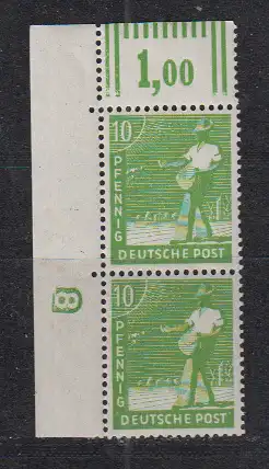All. Bes. Gem.-Ausg. 1948 Nr 946 DZ 8 Postfrisch / ** Kontrollrat 946 DZ 8