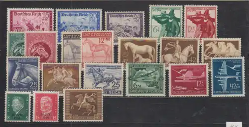 Deutsches Reich 1938 - 1944  Nr Lot mit u.a. 671y ** Postfrisch / ** Dt.Reich u.a. 671y **